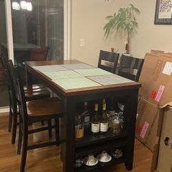 Dining Table With 4 Chairs