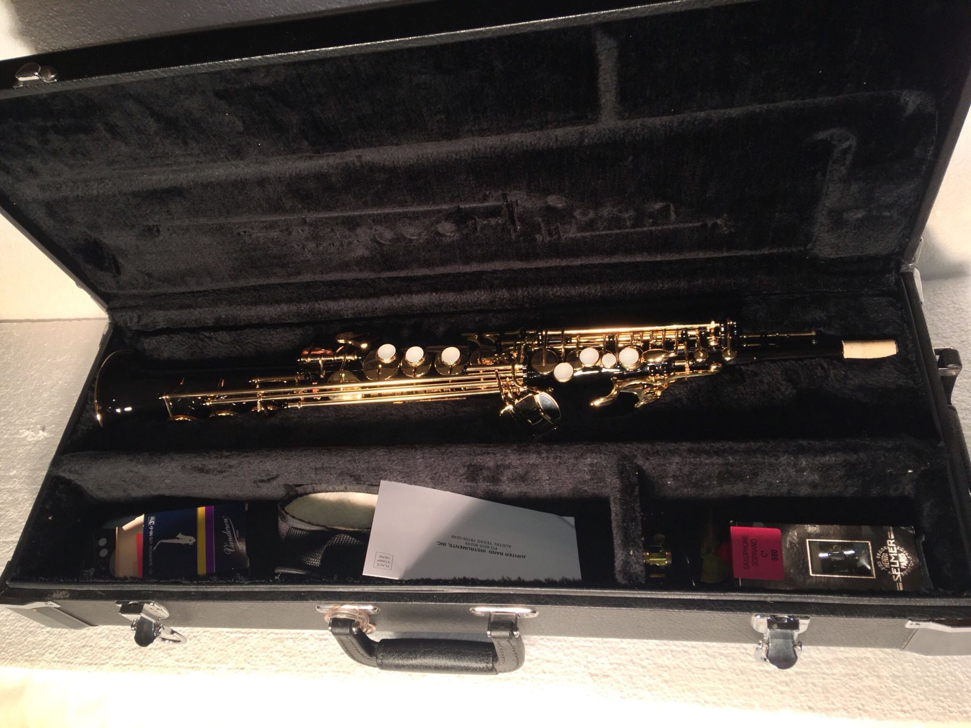 JUPITER SOPRANO SAXOPHONE JPS 749 547 WITH MORE for Sale in Arlington
