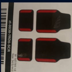 Red Floor Mats and car kit led lights