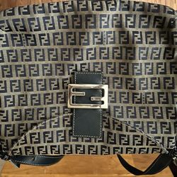 Fendi Blue & Grey Handbag 