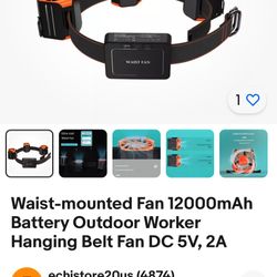 Waist Fan New In Open Box $50