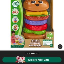 Leap Frog 4 in 1 Learning Hamburger 