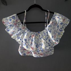 Forever 21 Floral Crop Top
