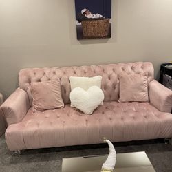 Pink Sofa Set 