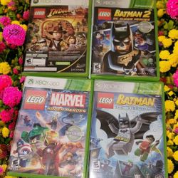 Xbox 360 Video Games Bundle 4 lot Bundle READ Scratched. Some No Booklet.