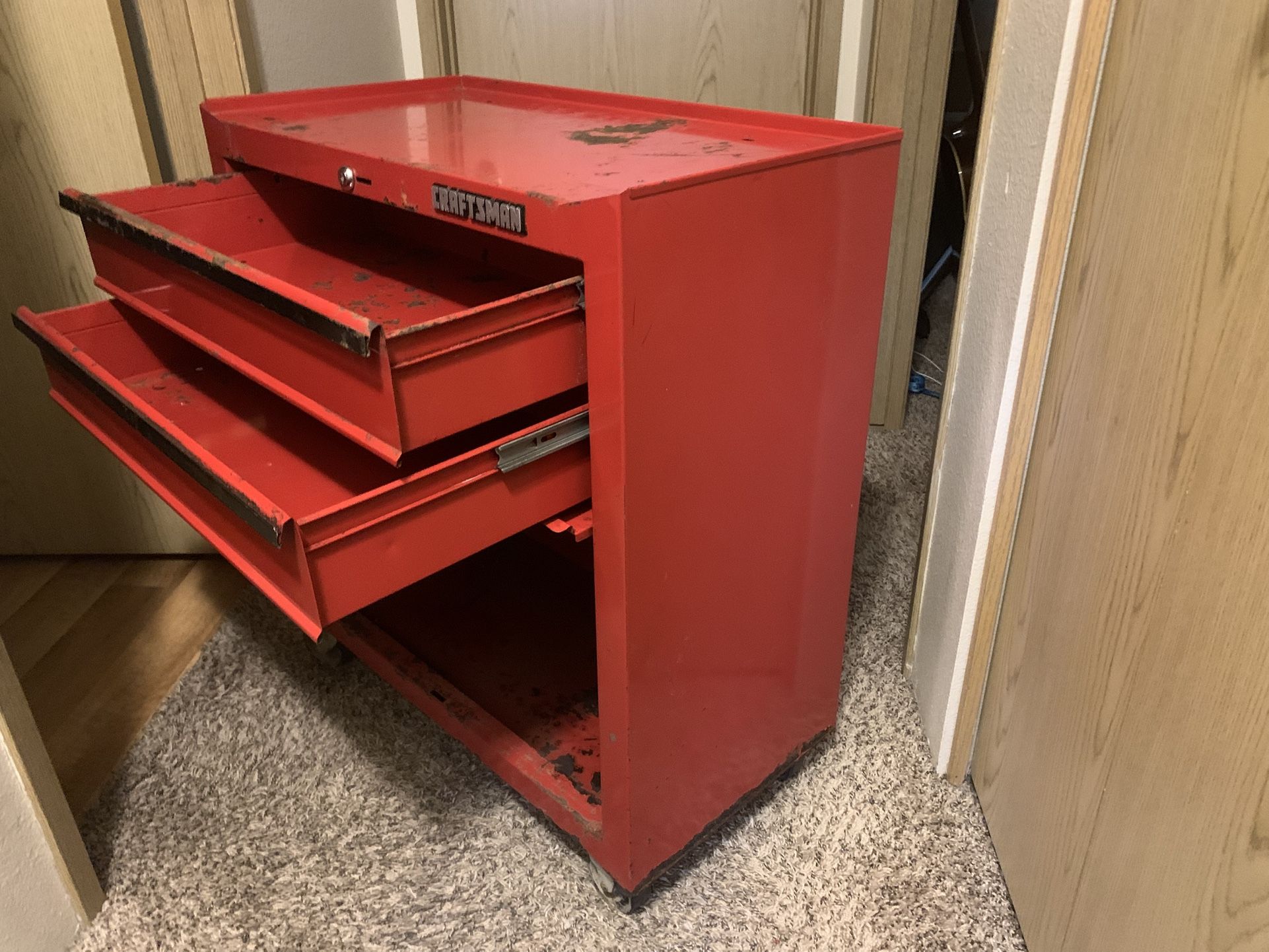 Vintage Craftsman Rolling Toolbox