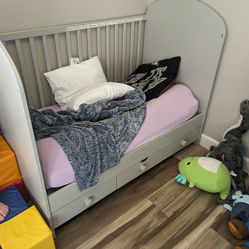 Ikea Crib Grey