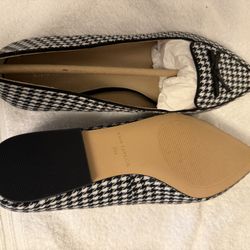 Ann Taylor Houndstooth Flats 