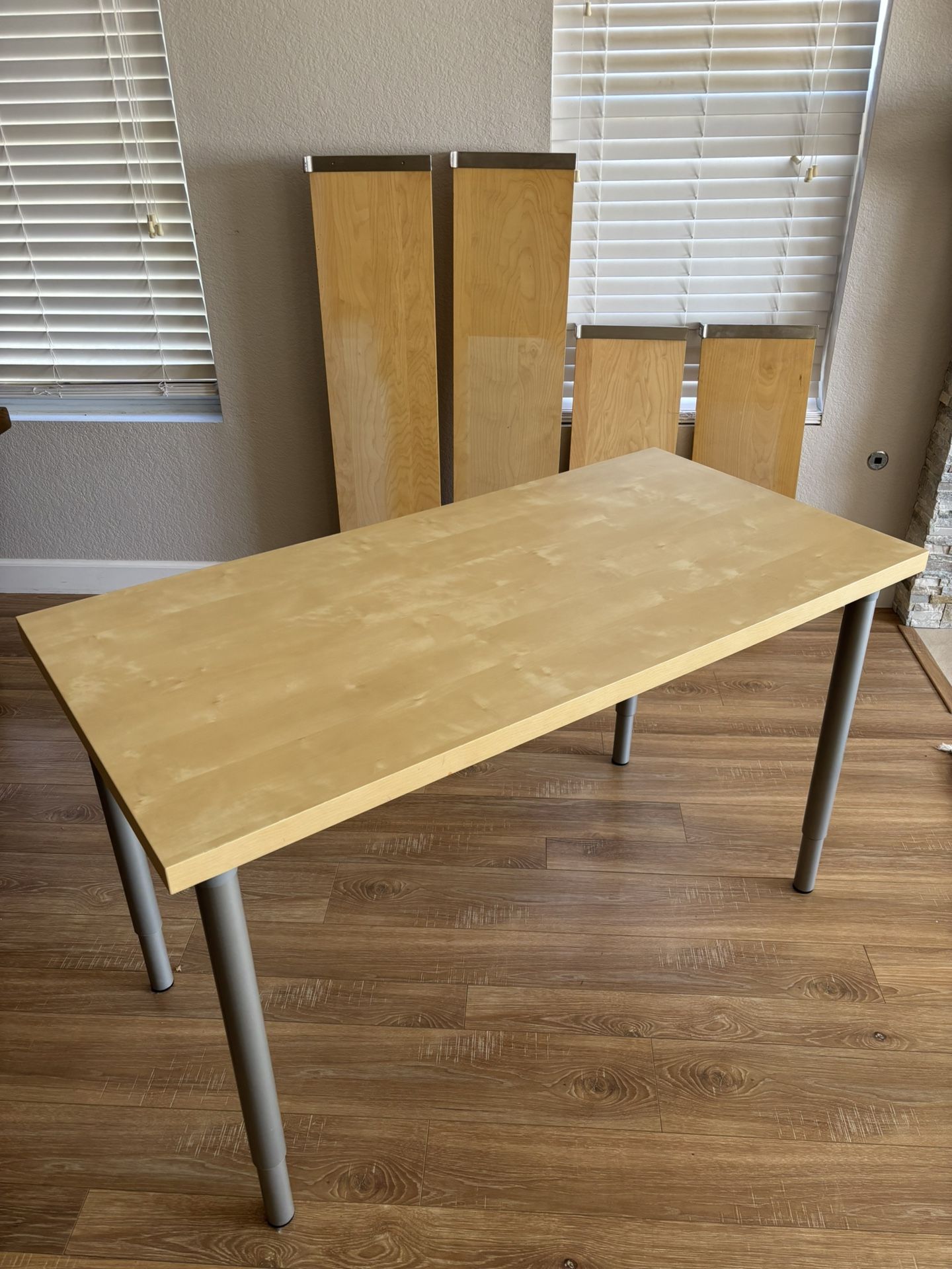 IKEA Desk with Shelves