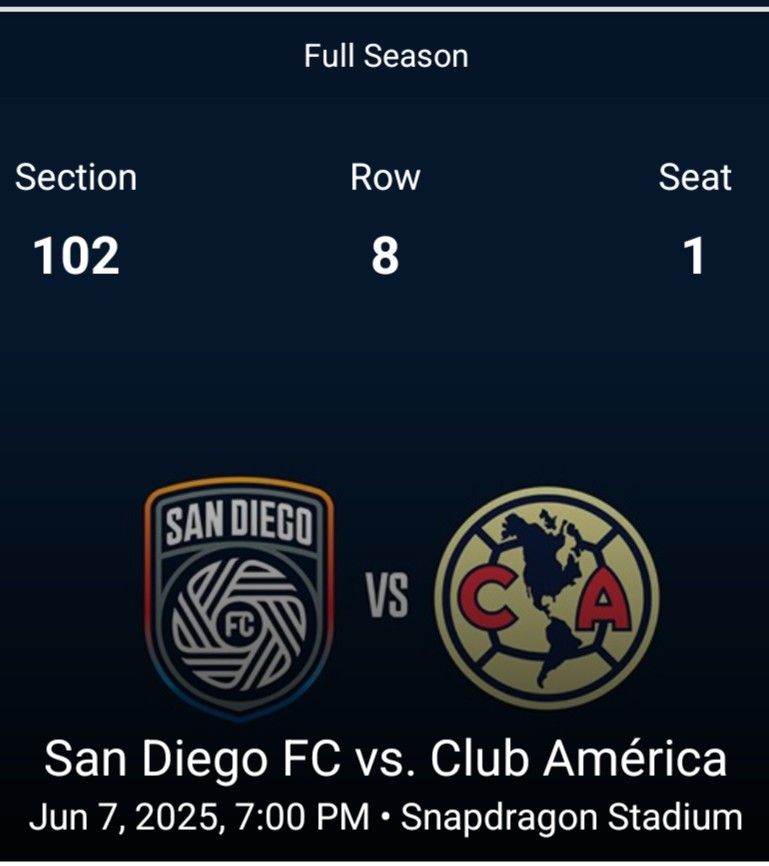 San Diego Fc Vs Club America