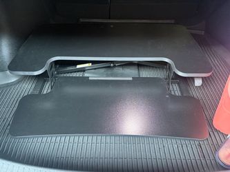 Black Sit-Stand Desktop Converter Riser
