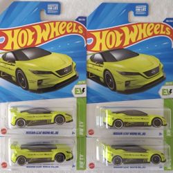 2025 HOT WHEELS TREASURE HUNT NISSAN LEAF NISMO RC_02 ~LOT OF 4 ~