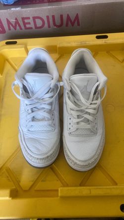 2018 Air Jordan 3 Triple- White Sneakers