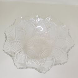 Duncan’s Sons, George & Co. Serving Bowl Early American Pattern Glass Bowl
