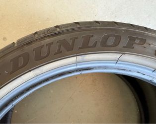 4 like new tires DUNLOP 245/40r18