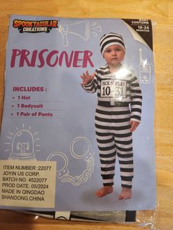 Spooktacular Creations Baby Prisoner Costume 18-24 Months