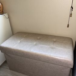 beige ottoman with storage 