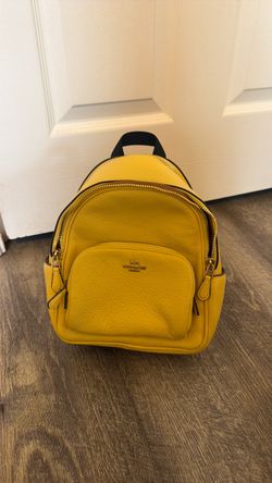Yellow Coach Backpack