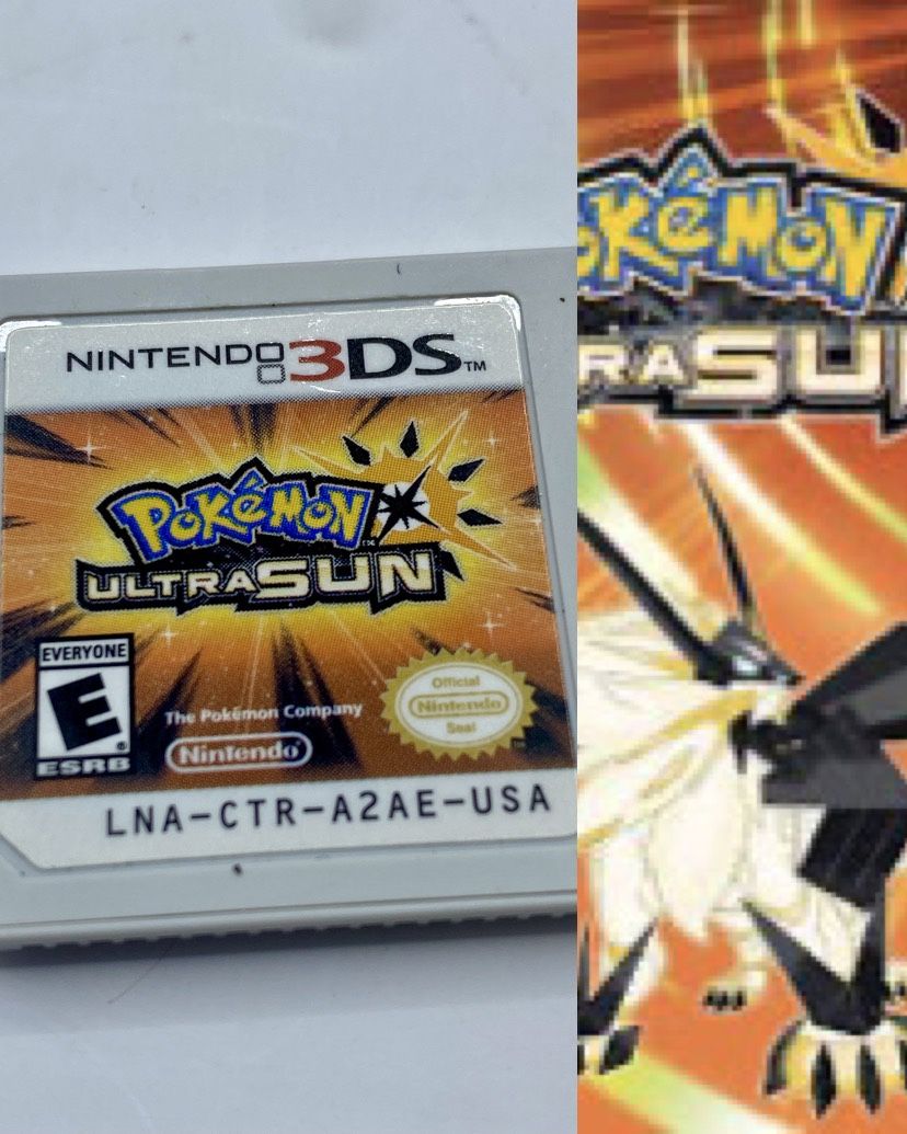 Pokémon Ultra Sun (Nintendo 3DS, 2017) Cartridge Only - Tested Pokemon Retro 3DS