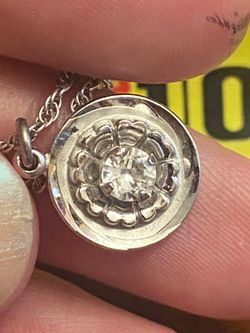 C355 sterling pendant and necklace