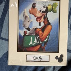 Sealed Goofy (with "signature") Art Print 