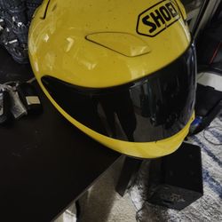 Shoei Yellow Street Bike Helmet