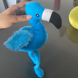 Blue Flamingo Plushie 