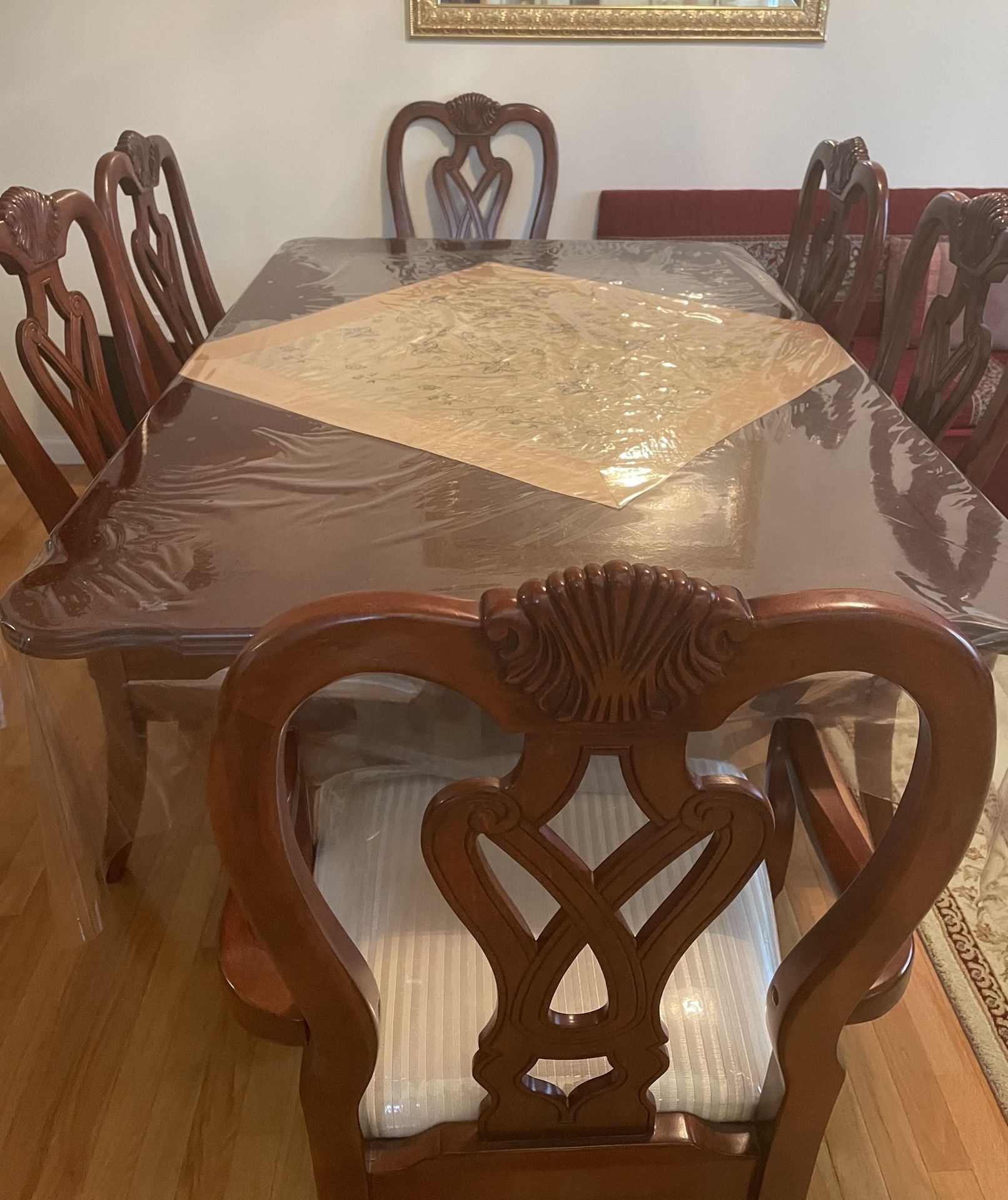 Dining Table, 6 Chairs, and Server/ Buffet