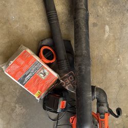Leaf Blower And Mulched
