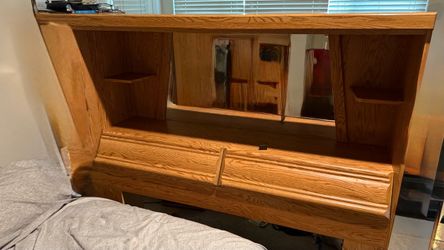 Queens Sized Storage Headboard