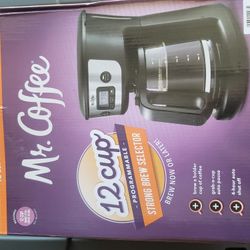 Brand NEW! Mr. COFFEE PROGRAMABLE COFFEE MAKER 12 CUP