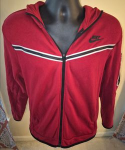 Nike Full-Zip Hoodie Red Black White