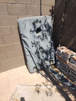 Adjustable 10 ft basketball hoop and base