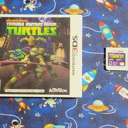 Nickelodeon Teenage Mutant Ninja Turtles TMNT New Nintendo 3DS 2DS XL Case Game & Artwork 