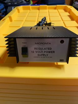 Micronta Regulated 12VDC Power Supply