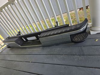 chevy rear step up bumper 2008-2015