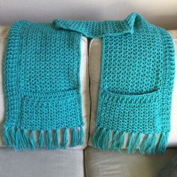 Pocket Shawls, handmade....sized.