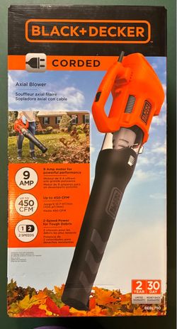 BLACK+DECKER BEBL750 9 Amp Corded Axial/Leaf Blower