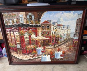 Cafe painting