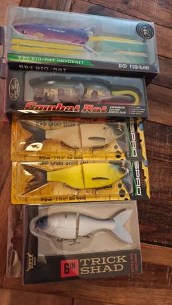 Swim baits and topwater rats bundle