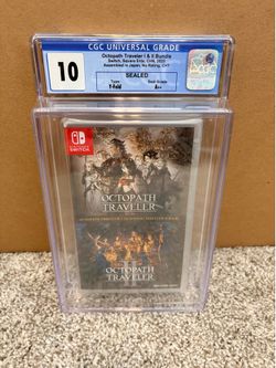CGC Universal sealed graded A++ Octopath traveler switch