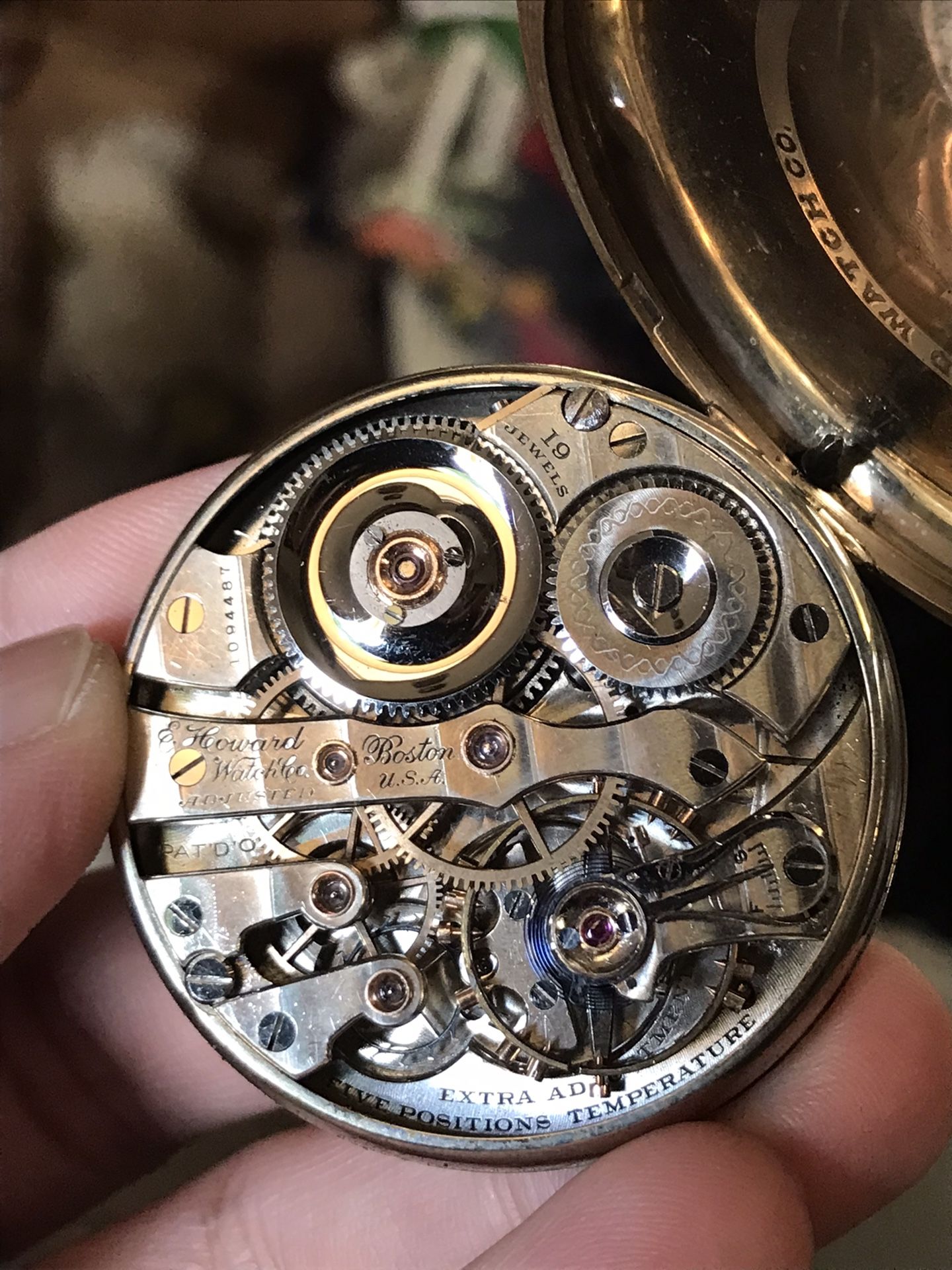 1907 E. Howard Railroad Grade Pocket Watch