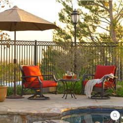 SERENITY RATTAN WICKER SWIVEL CHAIR