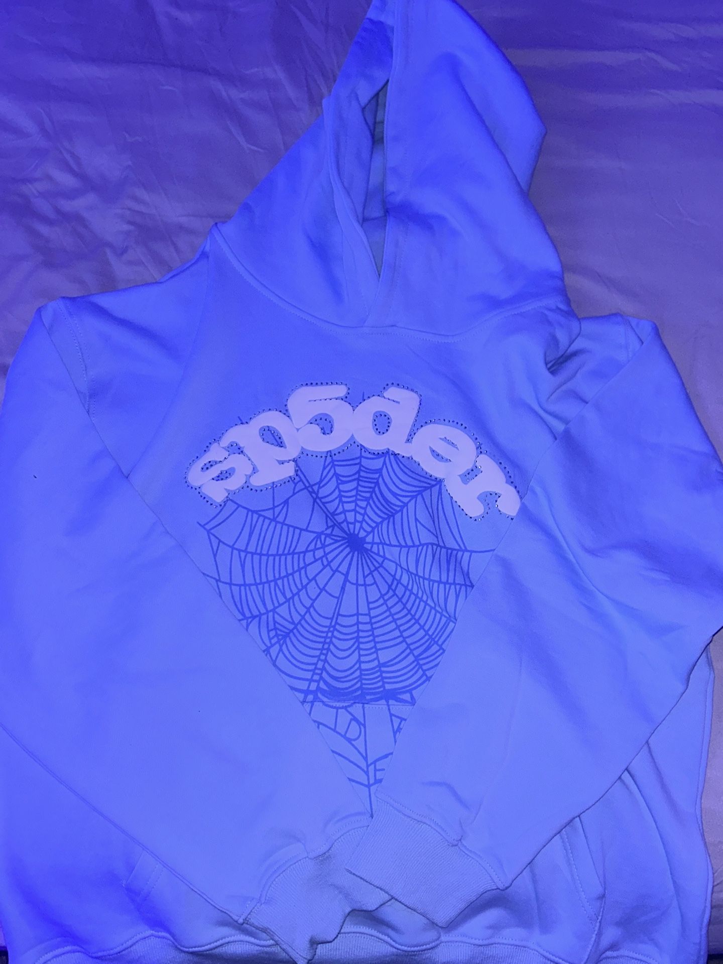 Sp5der Hoodie “Sky Blue”