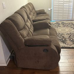 3+2 Recliners Sofa For Free