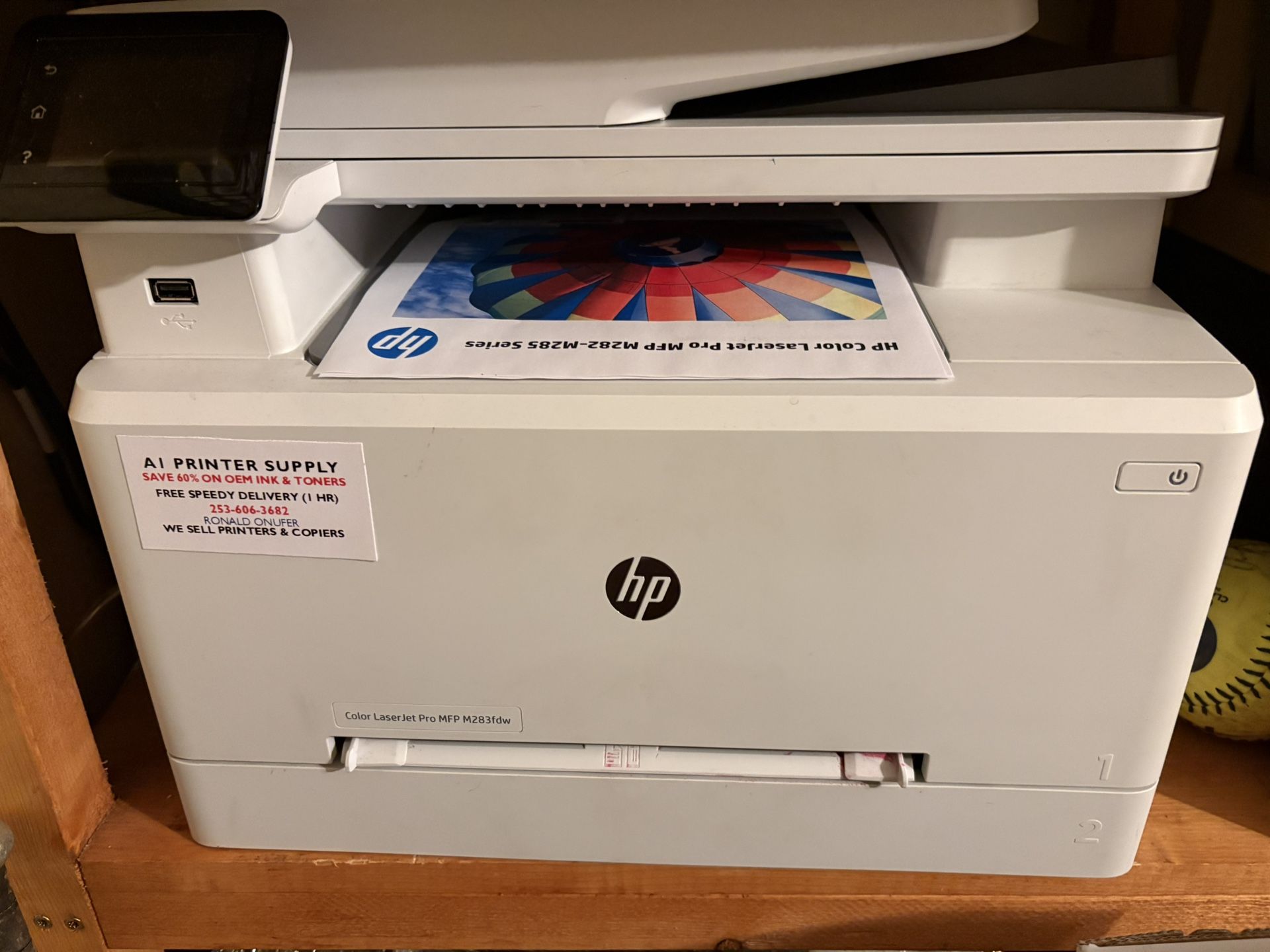 HP Color Laser Jet Pro MFP M283 fdw Printer 