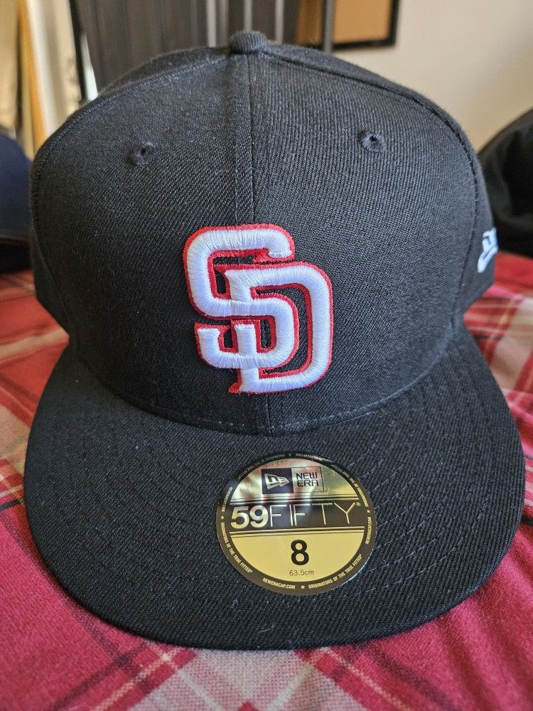 New Era Fitted Hat Size 8 San Diego Padres
