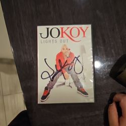 Jokoy lights out AUTOGRAPHED DVD