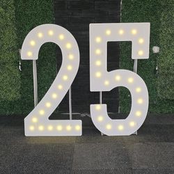 4FT Marquee Numbers