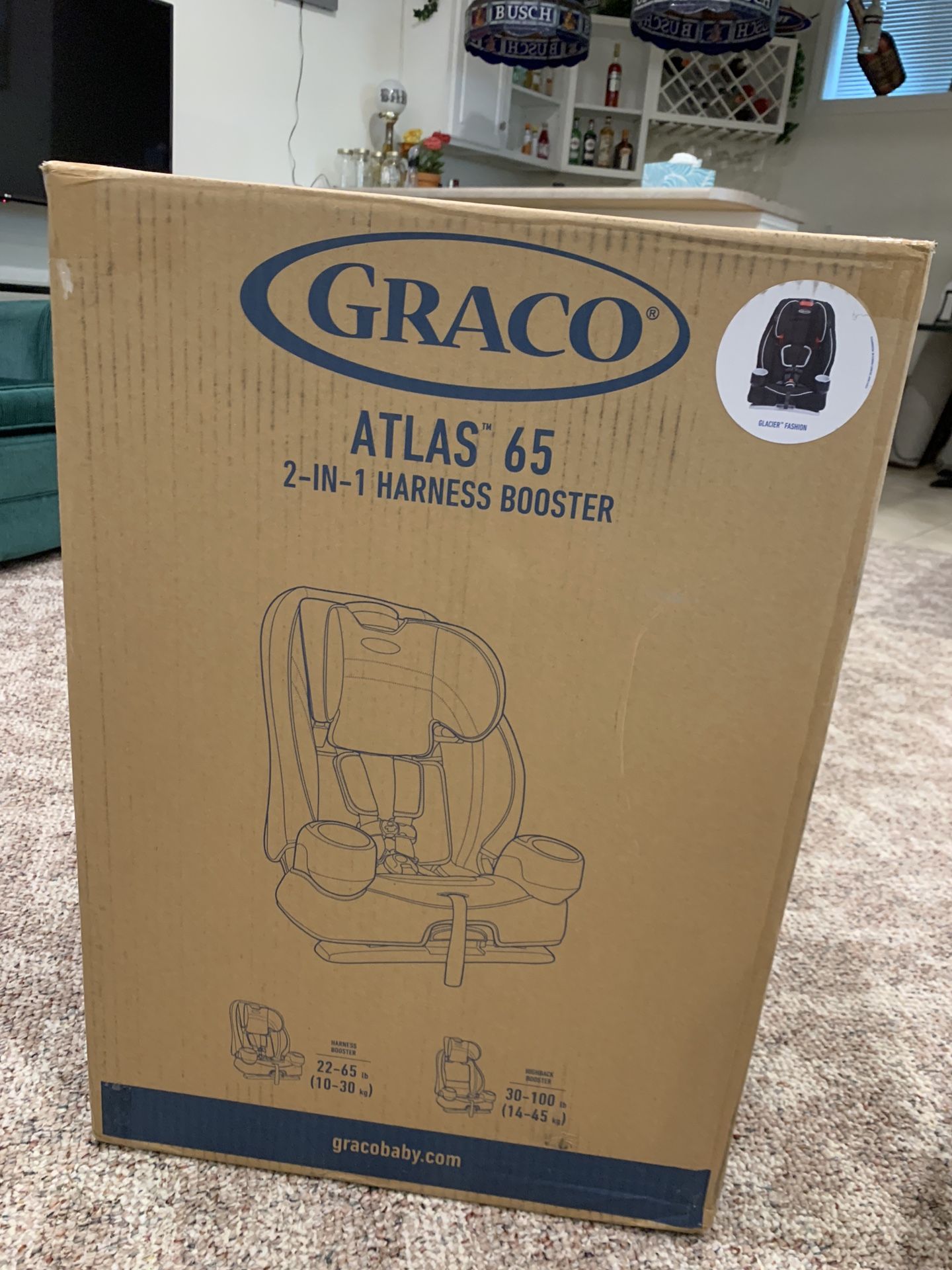 Graco baby car seat atlas 65 2in1 harness booster